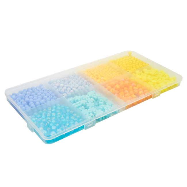 Набори для творчості - Набір для творчості Shantou Jinxing Бісер жовтий і блакитний (PL-15/01/01)#2