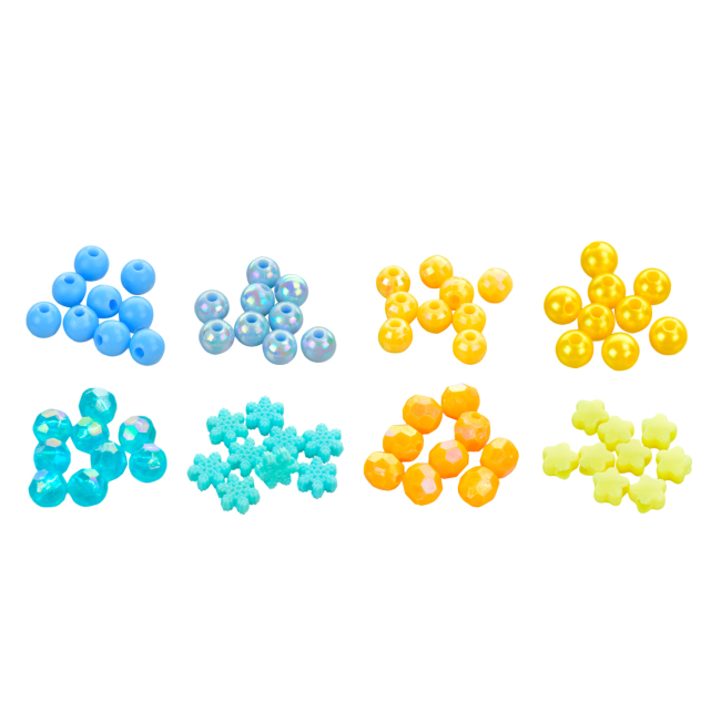 Набори для творчості - Набір для творчості Shantou Jinxing Бісер жовтий і блакитний (PL-15/01/01)#4