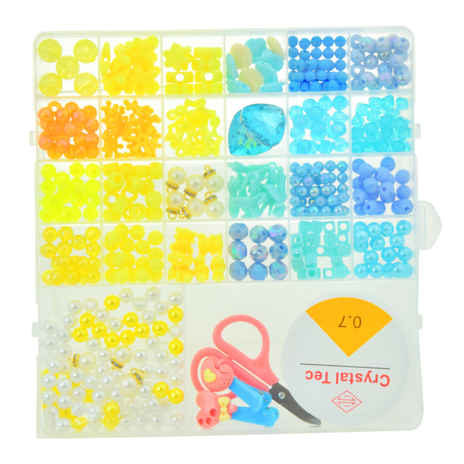 Набори для творчості - Набір для творчості Shantou Jinxing Бісер жовтий і блакитний в асортименті (PL-15/01/05)#2