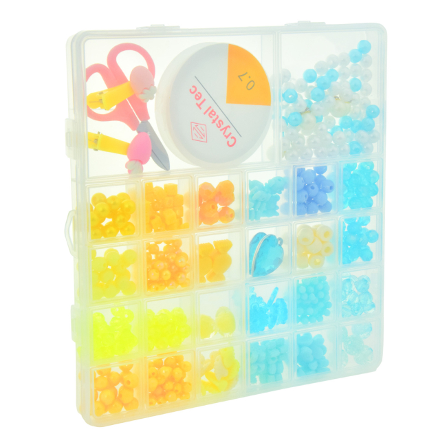 Набори для творчості - Набір для творчості Shantou Jinxing Бісер жовтий і блакитний в асортименті (PL-15/01/05)#4