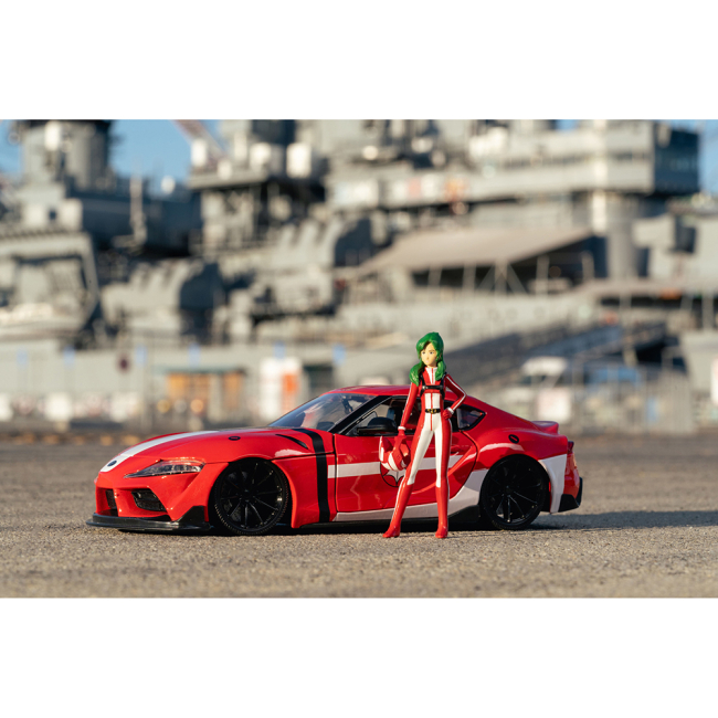 Автомодели - Автомодель Jada Роботех Тойота Супра с фигуркой Мирии Стерлинг 1:24 (253255053)#4