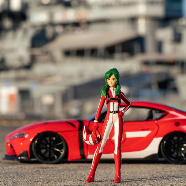 Автомодели - Автомодель Jada Роботех Тойота Супра с фигуркой Мирии Стерлинг 1:24 (253255053)#5