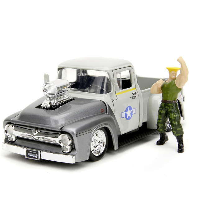 Автомодели - Автомодель Jada Уличный боец ​​Форд Пикап с фигуркой Гайла 1:24 (253255057)#2