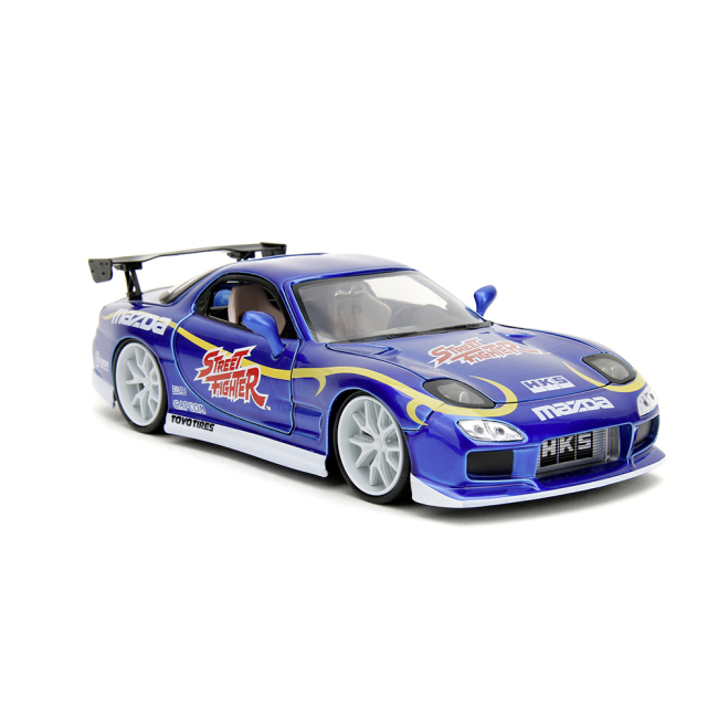 Автомоделі - Автомодель Jada Вуличний боєць Мазда RX-7 з фігуркою Чан-лі 1:24 (253255062)#3