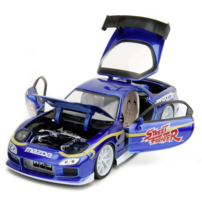 Автомоделі - Автомодель Jada Вуличний боєць Мазда RX-7 з фігуркою Чан-лі 1:24 (253255062)#4