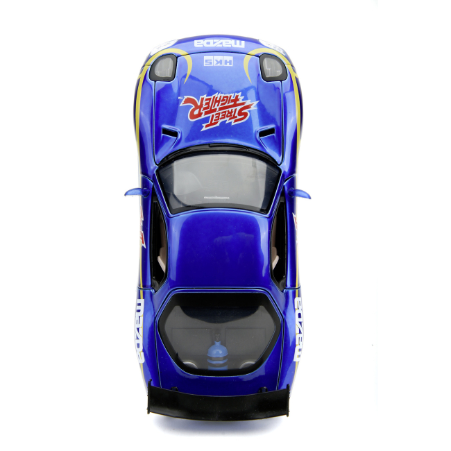 Автомоделі - Автомодель Jada Вуличний боєць Мазда RX-7 з фігуркою Чан-лі 1:24 (253255062)#7