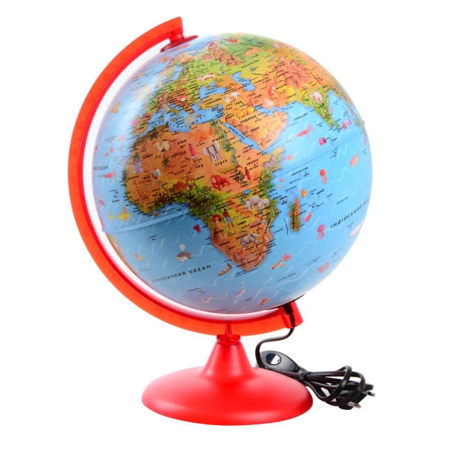 Обучающие игрушки - Глобус Tecnodidattica Zoo с подсветкой (0325ZOZOUCLRR046)#2