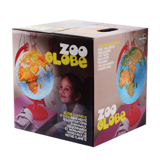 Обучающие игрушки - Глобус Tecnodidattica Zoo с подсветкой (0325ZOZOUCLRR046)#5