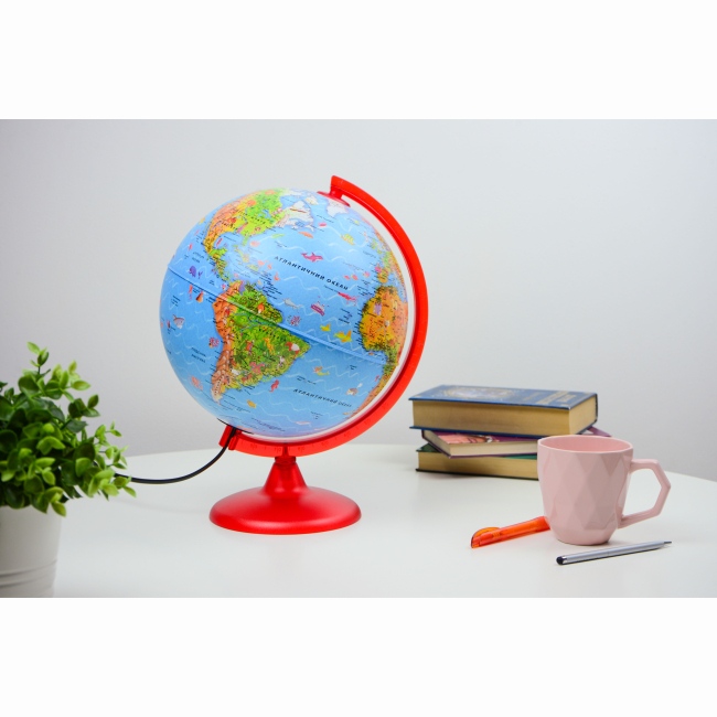 Обучающие игрушки - Глобус Tecnodidattica Zoo с подсветкой (0325ZOZOUCLRR046)#6