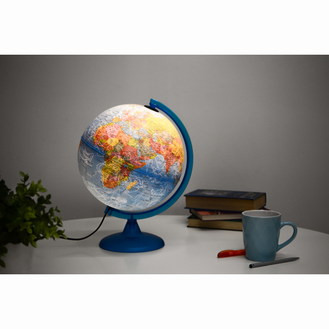 Навчальні іграшки - Глобус Tecnodidattica Night and day з підсвіткою (0325GNNDUCLBB046)#7