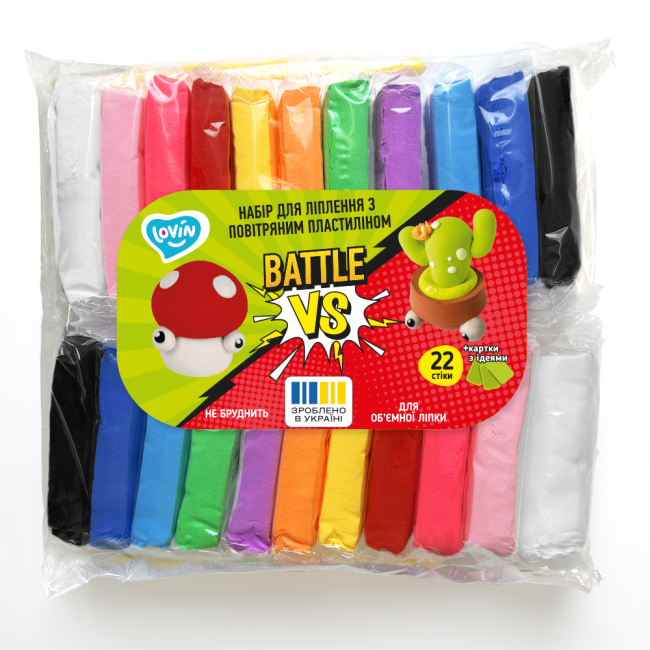 Наборы для лепки - Набор для лепки Lovin Батл 11 цветов (7018801)#2