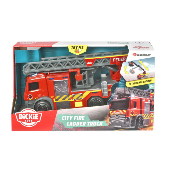 Транспорт и спецтехника - Пожарная машина Dickie Toys Мерседес 23 см (3714023)#2