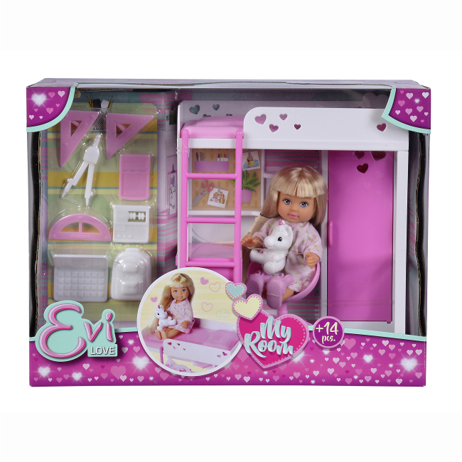 Ляльки - Ігровий набір Steffi & Evi Love Еві Дитяча кімната (5733601)#3