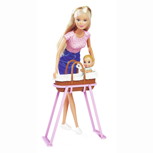 Ляльки - Ігровий набір Steffi & Evi Love Штеффі Час з малюком (5733706)#2