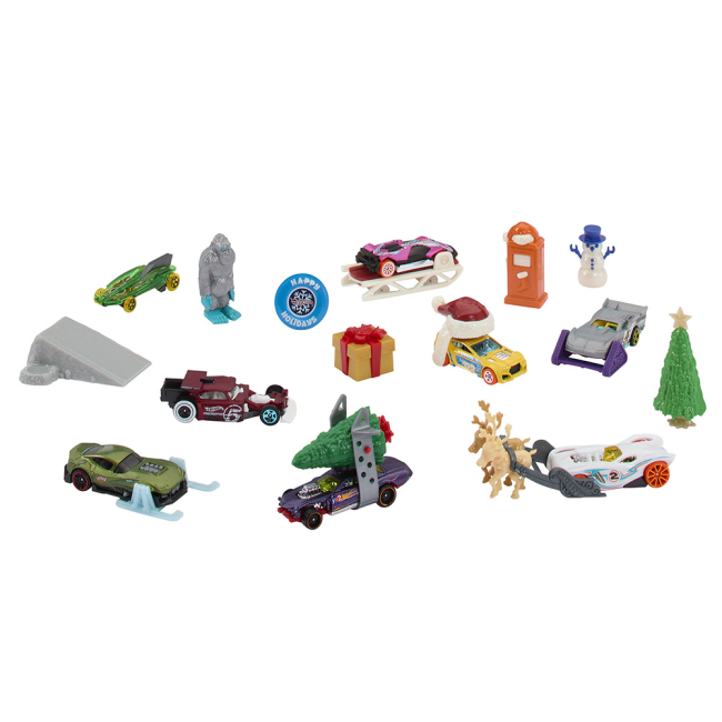 Автомоделі - Ігровий набір Hot Wheels Адвент-календар (HTG00)#3