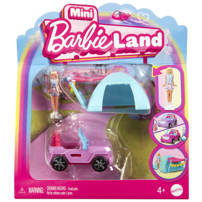 Транспорт і улюбленці - Ігровий набір Barbie Mini BarbieLand Джип (HYF38/5)#2