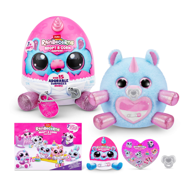 М'які тварини - М'яка іграшка-сюрприз Rainbocorns-D​ Adopt-a-corn surprise (92105D)#4