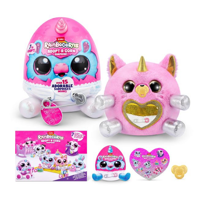 Мягкие животные - Мягкая игрушка-сюрприз Rainbocorns-G Adopt-a-corn surprise (92105G)#4