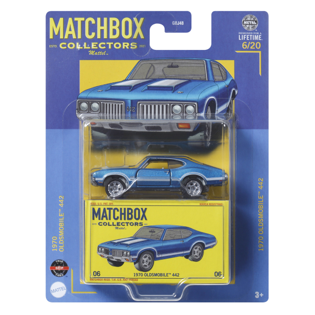 Автомоделі - Автомодель Matchbox Collectors 1970 Oldsmobile 442 1:64 (GBJ48/HVW12)#4