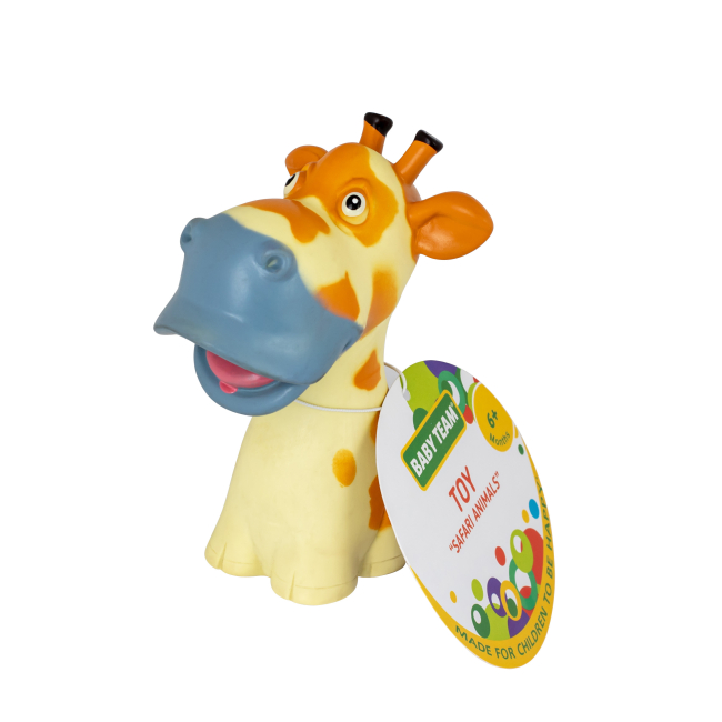 Іграшки для ванни - Іграшка для ванної Baby team Тварини сафарі Жирафа (8752_жирафа)#2
