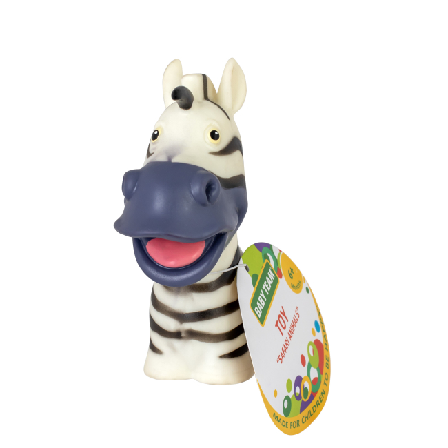 Іграшки для ванни - Іграшка для ванни Baby team Тварини сафарі Зебра (8752_зебра)#2