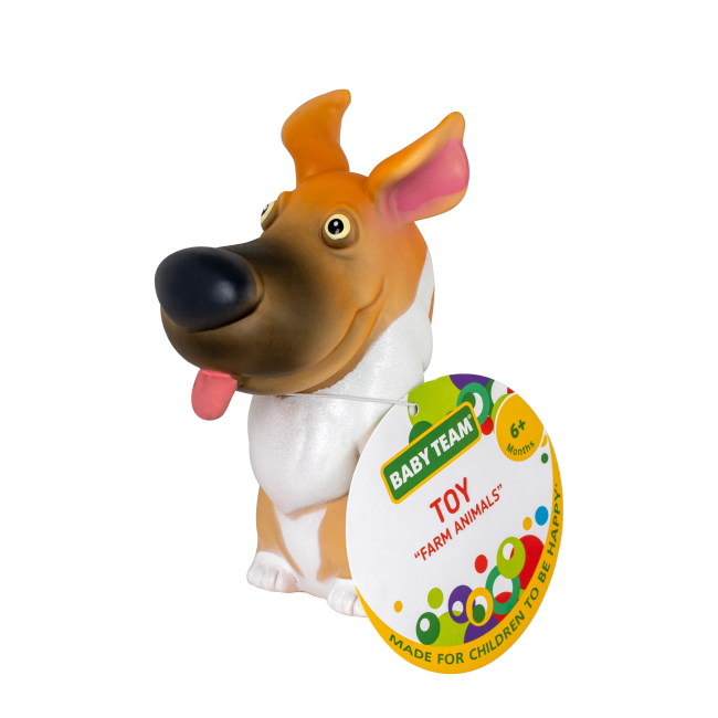 Іграшки для ванни - Іграшка для ванни Baby team Тварини ферми Песик (8753_песик)#2