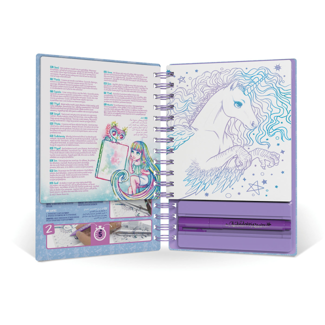 Наборы для творчества - Набор для творчества Nebulous Stars Скетчбук Фантазийное искусство из фольги (11025)#2