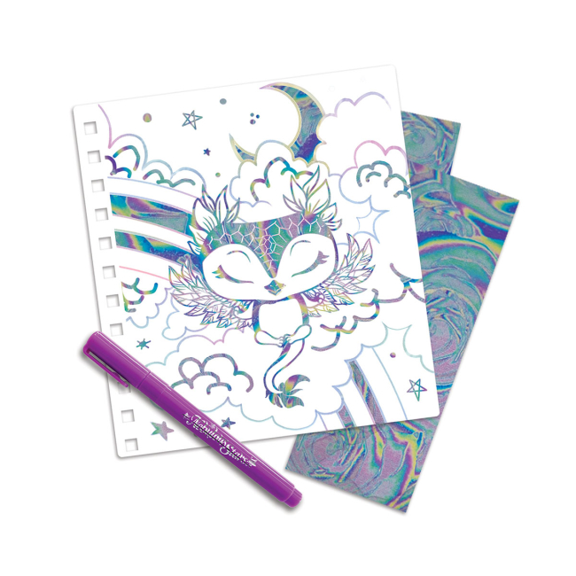 Наборы для творчества - Набор для творчества Nebulous Stars Скетчбук Фантазийное искусство из фольги (11025)#4