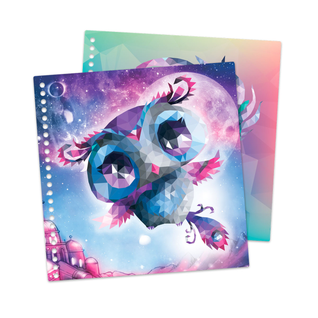 Набори для творчості - Набір для творчості Nebulous Stars Скетчбук Стикери за номерами (11129)#3