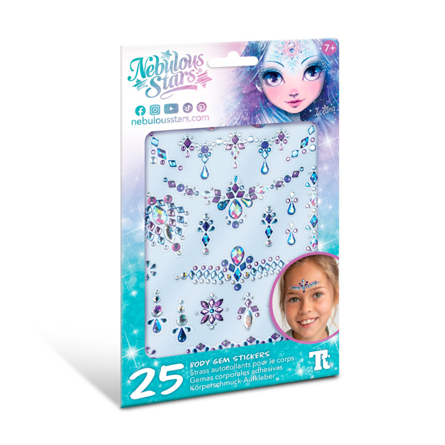 Косметика - Набір кристалів для тіла Nebulous stars Боді-арт Зоряні візерунки в асортименті (11451)#3