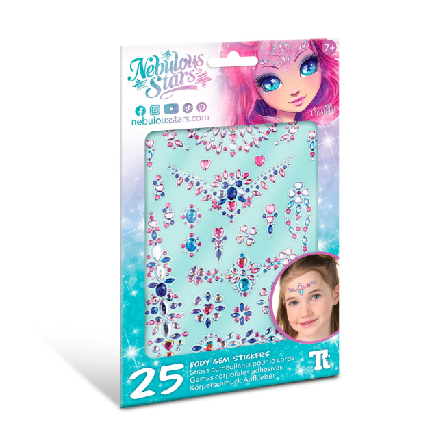 Косметика - Набір кристалів для тіла Nebulous stars Боді-арт Зоряні візерунки в асортименті (11451)#4