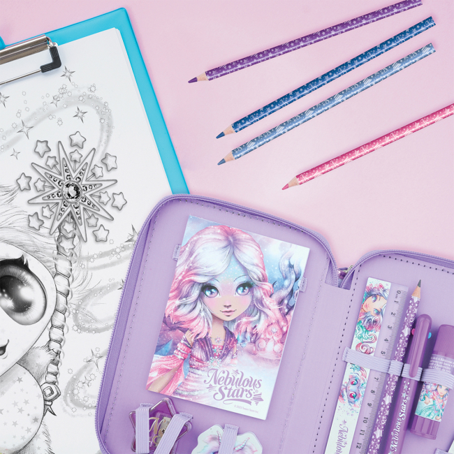 Пенали та гаманці - Пенал Nebulous Stars Естрелія з наповненням (12602)#6