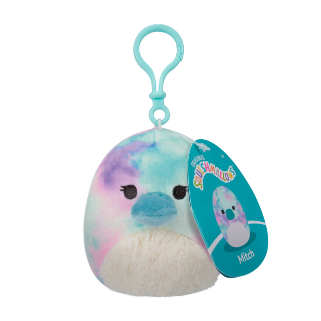 Брелоки - Брелок Squishmallows Качкодзьоб Бріндал 9 см (SQCP00215)#6