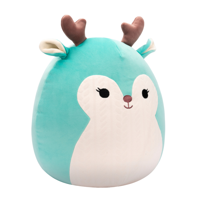 Подушки - Мягкая игрушка Squishmallows Олень Лопсанг 30 см (SQCR06688)#4