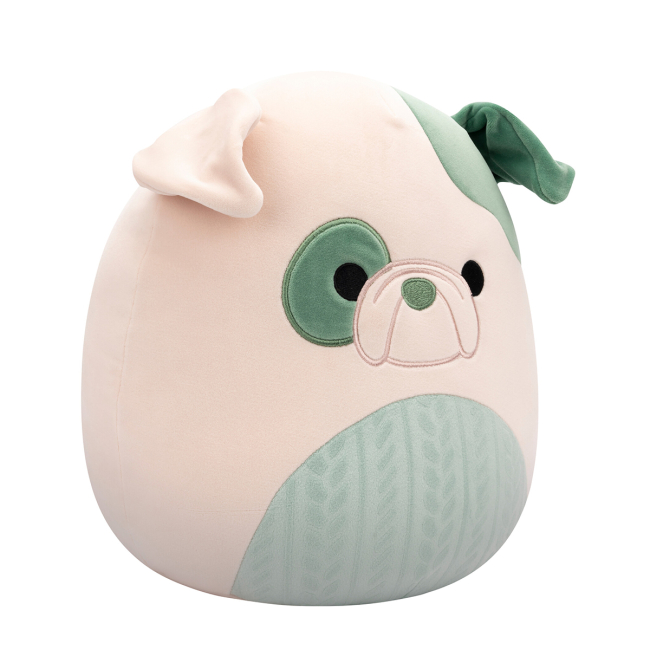 Подушки - Мягкая игрушка Squishmallows Бульдог Августин 30 см (SQCR06691)#4