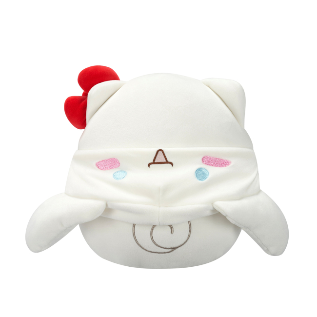 Мягкие животные - Мягкая игрушка Squishmallows Хелоу Китти в образе Синнаморолл 20 см (SQSN00389)#7