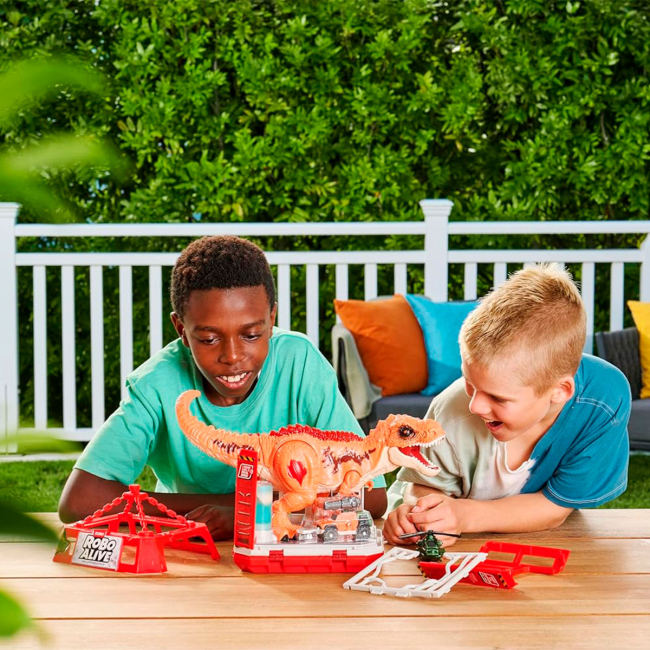 Фигурки животных - Игровой набор Robo Alive Побег динозавра (71127)#5