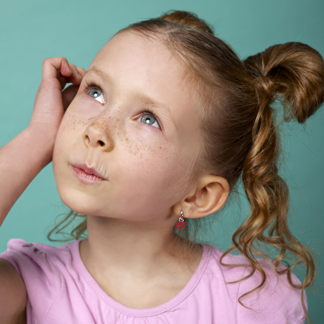 Ювелірні прикраси - Сережки UmaUmi Губки Червоні (819555340607)#2