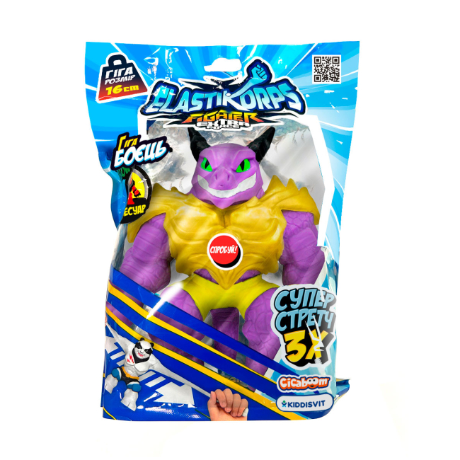 Антистрес іграшки - Стретч-антистрес Elastikorps Extra Force Дракон Драко (DAM-2024-16-F-1)#2