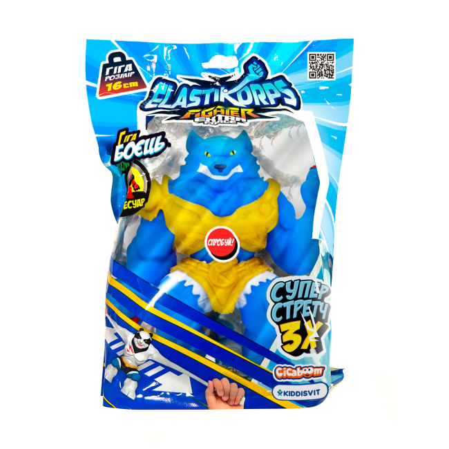 Антистресс игрушки - Стретч-антистресс Elastikorps Extra Force Волк Блупус (DAM-2024-16-F-4)#2