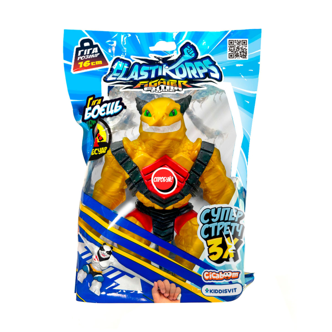 Антистресс игрушки - Стретч-антистресс Elastikorps Extra Force Дракон Драголд (DAM-2024-16-F-6)#2