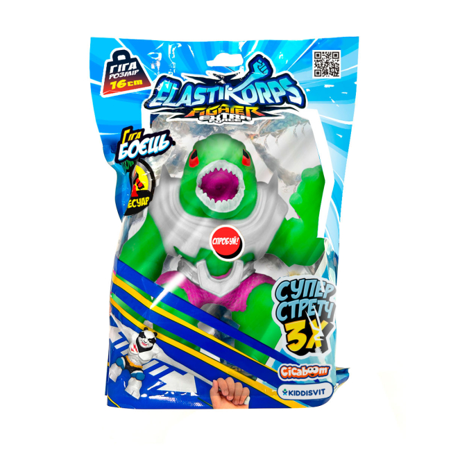 Антистресс игрушки - Стретч-антистресс Elastikorps Extra Force Пиранья Рейзор (DAM-2024-16-F-8)#2