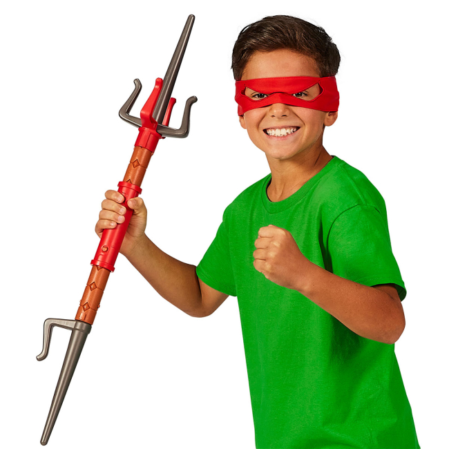 Холодна й метальна зброя - ​Ігровий набір TMNT Movie III W2 Кинджали сай рафа Подвійний удар (84254)#3