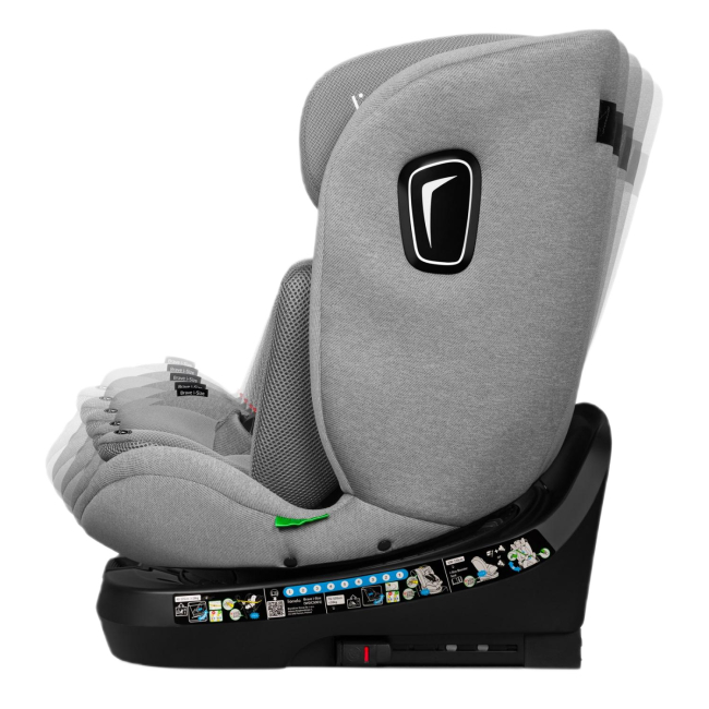 Автокрісла й аксесуари - Автокрісло Lionelo Brave I-Size Grey Stone (LO-BRAVE I-SIZE GREY STONE)#3