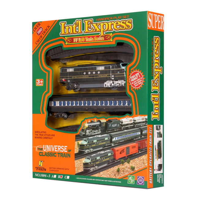 Железные дороги и поезда - Игровой набор Fenfa Железная дорога (1604-3B)#3