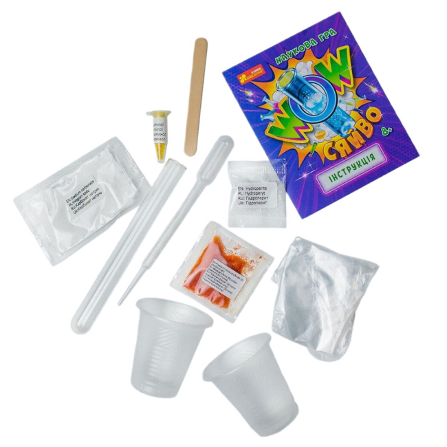Наукові ігри, фокуси та досліди - Набір для дослідів Ranok Creative Наукова гра WOW сяйво (10132098У)#2