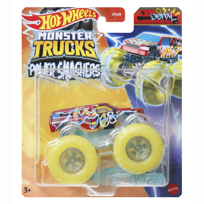 Автомодели - Автомодель Hot Wheels Monster Trucks Power smashers Demo derby (HYJ19/8)#4
