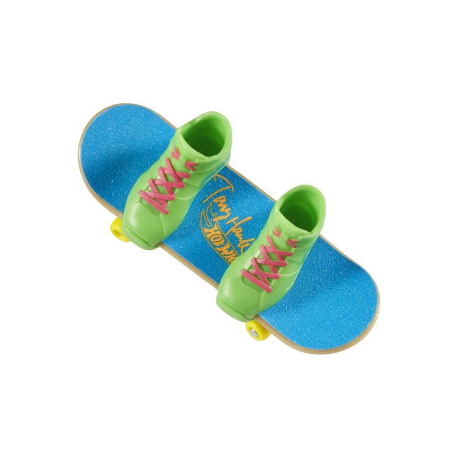 Антистрес іграшки - Скейт для пальчиків Hot Wheels Tony Hawk Неон Just wingin' it (HPG21/7)#2