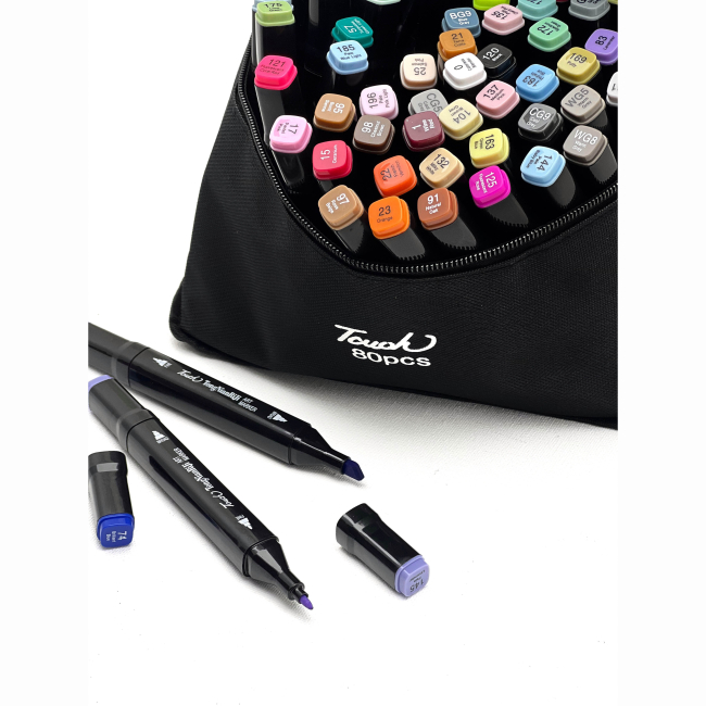 Канцтовари - Набір маркерів Brushme 80 кольорів (MPTT80)#2