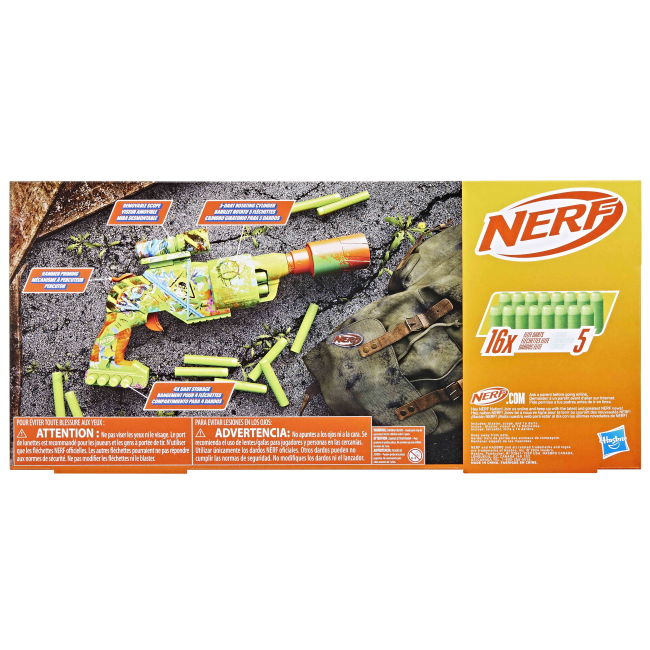 Помповое оружие - Бластер Nerf Zombie Driller (F8960)#4